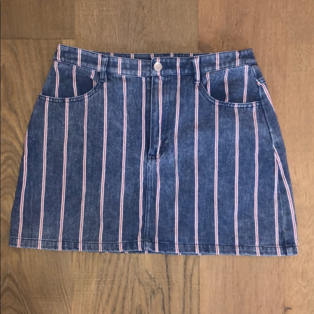 English Factory striped skirt.